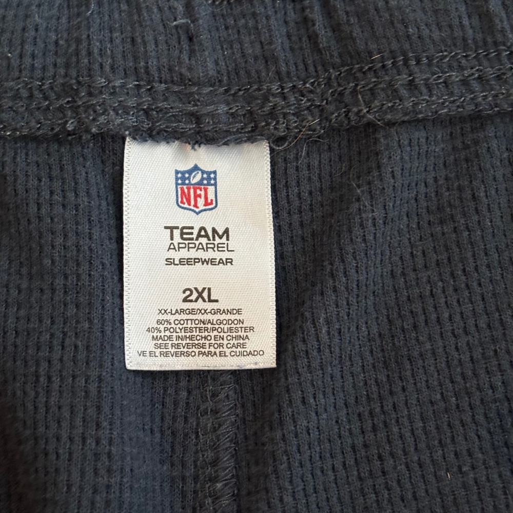 Chicago Bears Sleep Pants Mens 2XL Black NFL Football Graphic NFL Team Apparel - Picture 5 of 7